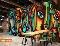 We present you our collection of desktop wallpaper theme: Custom Abstract Picasso Wallpaper Mural Color Portrait Face Red Lip Men Women Oil Painting Tv Sofa Bedroom Living Room Cafe Bar Bar Figure Sofa Table Barbar Counter Aliexpress