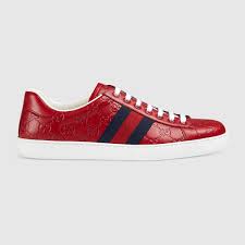 Black And Red Designer Sneakers Gucci Ace Gucci Signature Sneaker Red Gucci Signature Gucci Shoes Red Gucci Sneakers Designer Sneakers Mens Sneakers