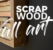 Scrap wood wall art | Learn how to make unique art for free