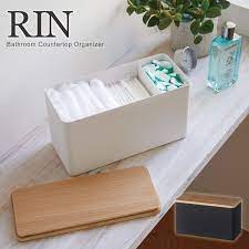 楽天市場 サニタリー収納ケース rin リン トイレ 小物収納 仕切り付き 生理用品 トイレスタンプ メイク用品 コスメ おしゃれ 木目 木製 スチール シンプル yamazaki 山崎実業 nideau シンプル トイレ トイレのデザイン インテリア 収納