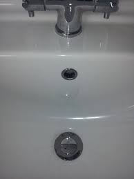 vanity sink before repairs were started