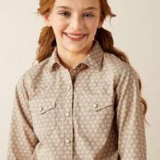 Ariat Girls Bella Printed Snap Shirt– Circle H Western Store