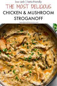 This Incredibly Delicious Chicken And Mushroom Stroganoff Is Going To Become Your Favorite Go To Recipe Fo Chicken Recipes Easy Chicken Recipes Poultry Recipes