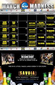 March Madness Full Calendar Of Events For This Month Spice Game Event Calendar Birthday Bash