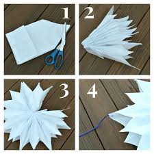 Diy Paper Bag Star Decorations Made From Paper Lunch Bags Paper Bag Crafts Diy Paper Bag Paper Bag Flowers