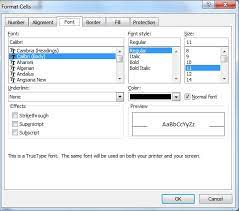 Belajar Format Cell untuk mengatur Font / Huruf pada Microsoft Excel - Teknologi Informasi