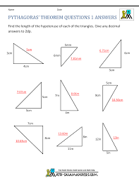 .worksheet with answers word pdf problems assignment answer key right triangle coloring pages the pythagoras questions triples activity and its converse. Pythagoras Theorem Questions