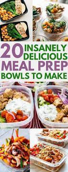 20 Delicious Dinner Recipes To Meal Prep For The Week Mealplanning Easy Healthy Recipes Chicken Heal Lunch Meal Prep Delicious Meal Prep Dinner Meal Prep