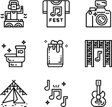 There are both social media icons and general symbol icons to use. Music Festival Hobbies Icon Png Transparent Cartoon Jing Fm