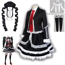 Maybe you would like to learn more about one of these? Yasuhiro Taeko Cosplay Costume Danganronpa Celestia Ludenberg Wigs Woman Lolita Uniform Skirt Halloween Party Dress Aliexpress