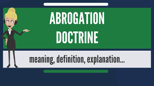 Bharatiya kisan union (bku) leader rakesh tikait said that farmers in kashmir are suffering after article 370 was abrogated. What Is Abrogation Doctrine What Does Abrogation Doctrine Mean Abrogation Doctrine Meaning Youtube
