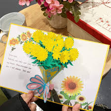 If youre looking for a sweet valentines day gift for your loved one, look no further! Buy Pop Up Card 3d Greetings Card Happy Valentine S Day Flower Thank You Card For Wife Moms Handmade Bouquet Birthday Anniversaries Gifts 4 Pack Envelopes Includes Online In Turkey B0757q1jpl