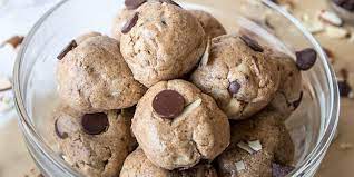 While It May Seem Too Good To Be True These Cookie Dough Energy Balls Are Actually Good For Y Shakeology Dessert Recipes Shakeology Desserts Shakeology Recipe