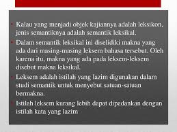 Di dalam bidang bahasa, dbp berperanan membina korpus dan menyebarkan melalui buku buku istilah, tatabahasa dan perkamusan. Struktur Bahasa Indonesia Semantik Ppt Download