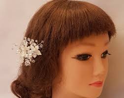 Bridal Hair Vine Bridal Vine Bridal Hairpiece Wedding Hair Jewellery  Crystal & Pearl Hair Vine Silver Wire Bridal Hairpiece