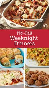 Your New No Fail Dinner Lineup Betty Crocker Recipes New Recipes For Dinner Easy Family Meals