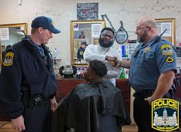 Men's hairstyle trends was created by the site founder to help young men improve their personal style. Athens Clarke County Police Department On Twitter Bernard Anderson The Owner Of Jet Cuts And Styles Delivering Yet Another Sharp Haircut As Part Of The Cops And Barbers Program While Spo Troche And
