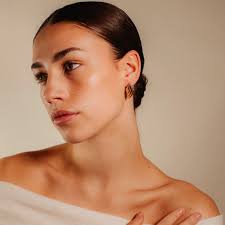 Pendientes de ala, pendientes Zephyr, aretes de gran tamaño, oro de 14  quilates, plata de ley