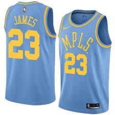 Nike lebron 18 men's • pink prime/multi/blue. Shirts Lakers Lebron James Blue Jersey Poshmark