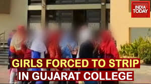 Happy female friends in stylish lingerie pajamas playing with flying feather and enjoying pajama party. Shocking 68 Girls Forced To Strip For Check Menstruation In Gujarat College Youtube