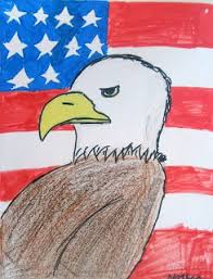 Art Class Ideas American Eagle American Eagle Art February Art Projects Eagle Art