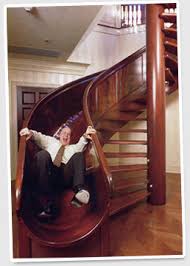 Not all materials work equally well for indoor and outdoor spiral staircase installs, however. Circular Stairway Side Children S Slide Conundrum