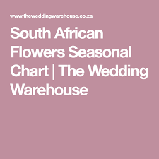 South africa is blessed with a huge amount of sun. South African Flowers Seasonal Chart The Wedding Warehouse South African Flowers African Flowers Seasons Chart