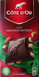 Toutes les informations sur ce produit. Chocolat Noir Amandes Entieres Cote D Or 200 G