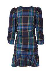 Tanya Taylor Plaid Raven Dress Raven Dress Tanya Taylor Dresses