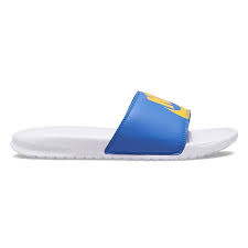 Nike's benassi just do it slides were originally designed for indoor use but have made their way onto the streets as a key silhouette for the summer. Nike Benassi Jdi Men S Slide Sandals