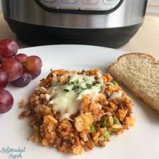 When the olive oil is hot, add your ground turkey and season well with salt and pepper. Instant Pot Ground Beef Rice Sidetracked Sarah