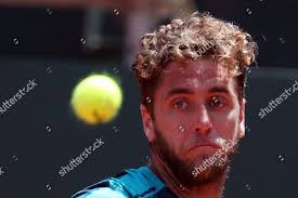 Ecuadorian Tennis Player Roberto Quiroz Action Foto de stock de contenido  editorial