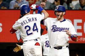 Michael Helman's heroics power Rangers to another win as Texas inches closer to playoffs