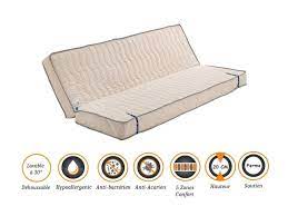 Clic clac banquette pour matelas clic clac 140x200 qui vous permettront de 9 lattes multiplis cintrées blanches. Matelas Ferme Pour Clic Clac 120x190 X 20 Cm Dim Assise 60 Cm Dehoussable Housse Lavable 5 Zones De Confort Ame Poli Lattex Haute Resilience Hypoallergenique Op Technoplccpl20f120x190 Vente De Matelas 2 Places Conforama
