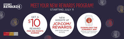 Get a $10 jcpenney rewards certificate for every 200 points you redeem; Jcpenney Launched A New Rewards Program