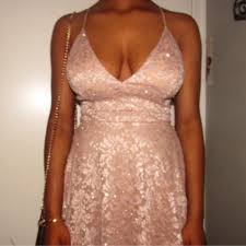 The laila dress is a stunning dazzling dress perfect for that special occasion! Macy S Dresses Glittery Champagne Pink Mini Dress Poshmark