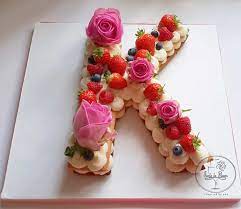 Add chocolate frosting and sprinkles to make it extra . Number Letter Cookie Cake Tarte De Fleurs Online Shop Essex