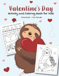 In 20th century scientists have studied some of the therapeutic advantages of coloring pages, especially for adults. Valentine S Day Activity And Coloring Book For Kids Preschool 4th Grade Filled With Fun Activities Word Searches Coloring Pages Dot To Dot Mazes For Preschoolers Teaching Little Hands Press 9781652501121 Amazon Com Books