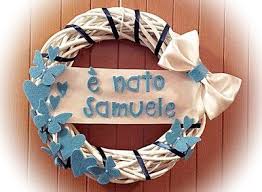 Fiocco Ghirlanda Nascita Nascita Fiocchi Ghirlanda Regali Per Il Baby Shower