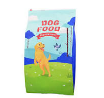 Custom Printed Heavy 5-20kg Quad Seal Pouch For Pet Foods ...