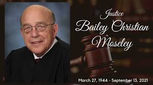 Justice Bailey Christian Moseley Memorial Service 9/18/2021