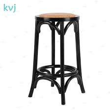 Our wood makes great tables office desks standing desks cafe tables benches bar stools and more offered in our etsy shop. China Kvj 7007 Black Rattan Seat Wooden Bar Stool Without Backrest China Stool Wooden Stool