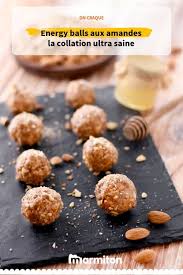 Energy Balls Aux Amandes Recette Recettes De Cuisine Collations Marmiton Cuisine