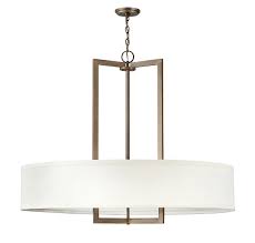 Cfl light bulbs are included where required by law. Hampton Large Drum Pendant By Hinkley Lighting 3219br