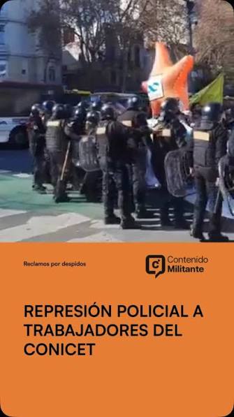 Canal Abierto | El gobierno de Milei dejó en la calle a 380 científicos del  CONICET: Hoy marcharon para exigir su reincorporación y Jorge Macri mandó  a... | Instagram