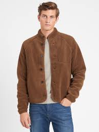 Sherpa Jacket Banana Republic In 2020 Sherpa Jacket Mens Casual Outfits Mens Clothing Styles