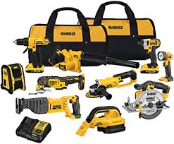 Some dewalt power tool combo kits can be shipped to you at home, while others can be picked up in store. Amazon Com Dewalt 20v Max Cordless Drill Combo Kit 10 Tool Dck1020d2 Home Improvement