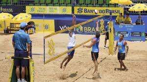 Similar to indoor volleyball, the objective of the game is to send the ball over the net and to ground it on the opponent's side of the court. Comeca Segunda Etapa Do Circuito Brasileiro Open De Volei De Praia Em Cuiaba So Noticias