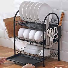 Rak piring minimalis 2 tier stainless steel dapurnesia com. Harga Rak Piring Stainles Terbaik Perlengkapan Aksesoris Dapur Perlengkapan Rumah Juni 2021 Shopee Indonesia