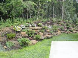 Rocks hillside garden landscaping owntheyard.com. Hill Ideas Slope Landscaping Slope Landscaping Ideas Steep Slope Landscaping Ideas